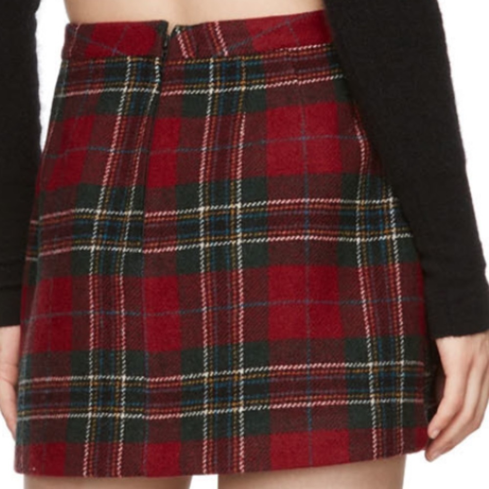 NWT Valentino Plaid Skirt - Picture 6 of 6